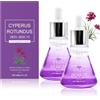 SunTaYon 2PCS Cyperus Rotundus Olio Siero di Rimozione dei Capelli | Cyperus Rotundus Siero Post Depilazione, Lenisce la Pelle, Delicato e non Irritante