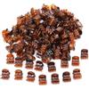 Wambere 50 mini fermagli per capelli a forma di artiglio, fermagli per capelli, per ragazze, ragazze, donne, accessori per tutti i giorni, colore marrone A
