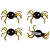 Taodyans Fermagli per capelli a forma di ragno, per donne e ragazze, forcine per capelli a forma di ragno, accessori per capelli di Halloween (giallo -B