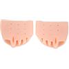 ZJchao 1 paio di correttori in silicone per alluce valgo, correttore per alluce valgo, correttore per la correzione delle dita dei piedi, più adatto per pedicure e manicure, (colore della pelle)