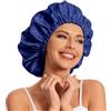 Edoneery Cuffia per Capelli in Raso da Donna, Seta, Berretto da Notte per Capelli Naturali