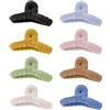 Hahhhha 8 fermagli per capelli in soffice peluche, clip colorate per capelli spessi, super aderenti, accessori eleganti per donne e ragazze (11,9 cm)