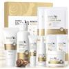 Miioto Snail Mucin Set Skincare Viso Completo, Kit Skincare Viso Completo, Set Skincare Coreana 9 Pezzi, con Snail Essence, Crema, Detergente Viso, Tonico, Crema Occhi, Maschera Viso, per Ragazze e Donn
