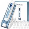 Lotumich Hydra Pen H5 Microneedling Pen con 6 cartucce, Derma Pen 3 in 1, dispositivo di bellezza con EMS, penna a micro-aghi e applicatore automatico per siero per viso, crescita dei capelli e cura della