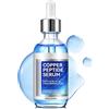 FUBAOLIN GHK-Cu Peptide Siero per il viso, siero viso anti-età contro linee sottili e elasticità della pelle, siero idratante per la cura del viso, siero viso al peptide di rame