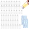 JSMTKJ 50 Flaconi di Plastica Portatile con Tappo a Vite, Bottiglie di Viaggio | Vuote 20 ml e 30ml Flaconi Plastica Contenitori per Cosmetici, Campeggio, Viaggi, Shampoo