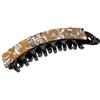 QinGoo Fermagli per capelli a banana da donna Clip per capelli, elegante accessorio per capelli 1 pezzo(10,8 cm x 3,2 cm, giallo)
