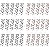 TRKETK 30 forcine per capelli a spirale, per chignon, antigraffio, con punte piatte, accessori per capelli per ragazze, bambini, donne, fai da te (2 colori)