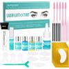 SUPGUDER Kit Laminazione Ciglia con Tinta Nera - 4-in-1 Lash Lift & Laminazione Sopracciglia | Kit Laminazione Ciglia e Sopracciglia con Tinta - Per Casa & Salone