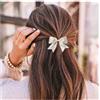 Aneneiceera Vintage Seta Fiocco Capelli Clip Piccolo Fiocco Capelli Barrette Clip Piccolo Tulle Capelli Fiocco Clip Francese Bowknot Coda Clip Carino Bowknot Accessori Per Donne Ragazze Regali (beige)