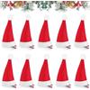 MELLIEX 10 Pezzi Mollette per Capelli Natale, Fermagli Capelli per Cappello da Babbo Natale Mini Accessori Capelli Natalizi per Bambina Donna