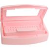 TOPCOMWW Scatola sterilizzatrice per unghie, vassoio di sterilizzazione in plastica per pinzette, extension per ciglia, parrucchiere, strumento per estetista