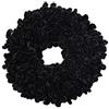 Shoes Lane Khaleeji - Elastico per capelli in velluto colorato, grande, per chignon, volumizzante, hijab, volumizzante, per hijab, volumizzante, da donna, colore: nero