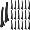 Teouuas 20 Pezzi Becchi D'Oca per Capelli, Clip Capellis Donna (Nero) | Clip Capelli a Becco D'anatra in Plastica Fermagli, Clip Capellis Donna, per Acconciature Fai da Te per Donne e Ragazze
