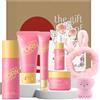 BeauBase PDRN CICA Set per la Cura della Pelle, Set per la Cura del Viso per Donne | 7 Pezzi Set di Bellezza per la Cura della Pelle per Viso Donna, Set Regalo Idratante, per Glass Glow Elasticità