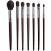 CNNONE Set di pennelli per trucco naturale, per ombretto, pennelli da trucco in pelo di capra, per trucco nabor kistey miscelazione pinceaux maquillage (7 pezzi 57810111219)