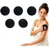 Generic 5 Pad Esfolianti Corpo Riutilizzabili con Cinturino per Mano B-5Pezzi | 4 Modelli, Per Braccia e Gambe, Facili da Pulire, Gommaggio Completo, Resistenti