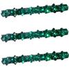 Hehglng 3 fermagli per capelli con strass verdi lucidi, forcine per capelli, forcine a coccodrillo a becco d'anatra, forcine per capelli da donna, accessori per capelli da sposa