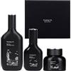 Pyunkang Yul Cofanetto regalo linea tè nero - Prodotti per la cura della pelle fermentata coreana per l'idratazione quotidiana, tonico di fascia alta premium di lusso, siero, crema