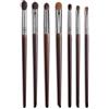 CNNONE Set di pennelli per trucco naturale per ombretto, pennello per trucco con setole di capra per trucco nabor kistey miscelazione pinceaux maquillage (7 pezzi 11121417192023)