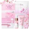 Gubuyi Set per la Cura della Pelle del Viso, Set per la Cura del Viso Anti-età | Kit per la Cura della Pelle Sakura 19 Pezzi Kit Skincare Viso Completo Cura della Bellezza Quotidiana per Ragazze Adolescenti