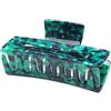 QinGoo Grande Mollettone per Capelli Donna in Acetato Artiglio per Capelli Clip per Capelli Pinza per Capelli, Accessorio per Capelli,1 Pezzo, 10.5cm, Verde