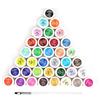 Anself Gel colorati UV, 5ml 36 colori Moda donna Fototerapia Colla per unghie UV/Led Lampada Kit per smalto per unghie