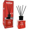 Camomilla Torino Diffusore Rosso Imperiale Cubo 1000ml | Made in Italy, Con Bastoncini Neri, Flacone Cubico, Profumatore Ambiente, 1 Litro