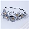 FM2018XSL Accessori da Collezione per Capelli da Donna, Corone di Fiori, Diademi per Damigelle, Spose, Matrimoni, Feste