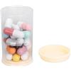 Brrnoo Set di Mini Capsule di Rossetti, Rossetto Portatile Colorato Opaco a Forma di Pillola da 16 Colori per Appuntamenti Quotidiani, Feste e Altro Ancora