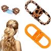 YALiya 2 Pezzi Magnetic Hair Clips, Strong Hold Magnetic Styling Clips, No-Crease Sectioning Clips for Salon, Design al Tramonto Tropicale, per Salone e Acconciatura Quotidiana