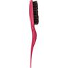 XNHIU 1 spazzola per capelli rosa caldo per prendere in giro setole di cinghiale spazzola per capelli volume massaggio del cuoio capelluto (rosa)