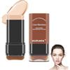 KUIRUNRX® Stick Multiuso, Fondotinta Idratante Leggero in Stick, Copertura Totale, Pennello Incorporato, Lunga Tenuta per Donne (Natural, 20g)