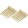 Brrnoo Fermagli per Capelli Fermagli per Ricci Clip per Capelli 12 Pezzi 9 Cm, Fermagli per Capelli Fermagli per Capelli Combi Fermagli per Capelli Fermagli per Capelli Entebill Strumento per(Oro)