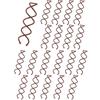 KONFEN Set di 20 fermagli a spirale per capelli 5 cm di lunghezza, 1,3 cm di larghezza A testa tonda in metallo Accessori per capelli rotanti Per acconciature Adatti a diverse acconciature, marroni