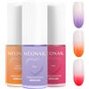 NÉONAIL Baby Boomer Airbrush 3 x 5 g Polveri Spray per Unghie | Effetto ombré, baby boomer, aura nails, nail art, sfumature, polvere colorata