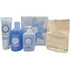 Perlier Iris Blu Confezione Regalo Bagnoschiuma 500 Ml Crema Corpo 250 Ml Sapone Liquido 300 Ml e Pochette
