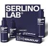 Omnis Uomo SERLINOLAB Kit Viso Uomo Completo Mattina e Sera - Detergente 100ml + Contorno Occhi 15ml + Siero Giorno SPF30 30ml + Crema Notte Anti-Età 50ml - Routine Antirughe Made in Italy