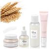 Yooyan Set di 4 pezzi per la cura della pelle di riso coreano con siero di ginseng - Arbutin siero, riso e miele, crema idratante per carnagioni brillanti, set per la cura del viso da donna