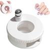 Generisch 2026 New Rotating Cat Eye Magnet, Beginner Friendly Nail Tool with Uniform Magnetic Force & Excellent Light Absorption, Can Easily DIY Glossy Cat Eye Effect (White)