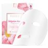 FOREO Bulgarian Rose, maschera in tessuto per pelle secca e spenta, 2 mod. di applicazione, confezione da 3, rimpolpante, rosa bulgara e olio di jojoba, naturale e cruelty free, per dispositivi UFO