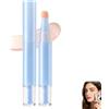 Generico Correttore e Fondotinta Doppia Azione, Penna Correttore Liquido 2 in 1, Correttore Multifunzionale, Lunga Tenuta Illuminante Correzione Colore (Pink)
