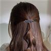 Aneneiceera Fermaglio per capelli da sposa in cristallo blu Molan Fermagli per capelli con strass neri Bling Copricapo da sposa Copricapo Accessori per capelli da sposa in cristallo per donne(Lotus)