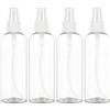 CATZUM Set 4 pezzi (60ml ciascuno), flaconi da viaggio portatili, Vuoto, Nebulizzatore Piccolo, Trasparente Bottiglia, per Profumi, Disinfezione, Olii Essenziali, Spruzzino, Contenitore Olio Spray