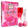 Rose of Bulgaria BioFresh Rosa of Bulgaria - Cofanetto Regalo - 3 piccoli sappiamo di 40 grammi, Crema per le mani 75 ml Un Acqua di Profumo