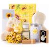 Zoelele Regalo da donna, girasole in confezione regalo da donna, personalisierte Geschenke Für Frauens Geburtstag, Spa Beauty Badeset Geschenkset Für Compleanno, Natale, Fete Des Meres