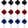 TRKETK 12 Pezzi Fermagli per Capelli Rose, Accessori per Capelli da Sposa Accessori per Capelli Stile Retrò A Forma di U Donne Accessori Perni di Capelli Nuziale per Festa Halloween Natale per Donna