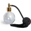 THE ESSENTIAL ATOMIZER COMPANY Black Tassel 78 ml Classic Round Profumo Bottiglia Atomizzatore, imbuto di riempimento e confezione regalo inclusi (GF)