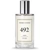 FEDERICO MAHORA PURE Pure 492 Profumo da Donna 50 ml | Rabarbaro e Narciso | Mandorla Cremosa e Latte | Legno di Cedro e Cashmere | Fragranza Floreale Gourmand 20%