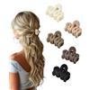 KONFEN 5 pezzi 4 cm Ondulato Piccola molletta per capelli, molletta per capelli da donna Simplicité Française Opaca Mini Antiscivolo Accessorio banana accessori